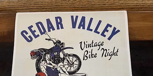 Cedar Valley Vintage Bike Night @ The Shack