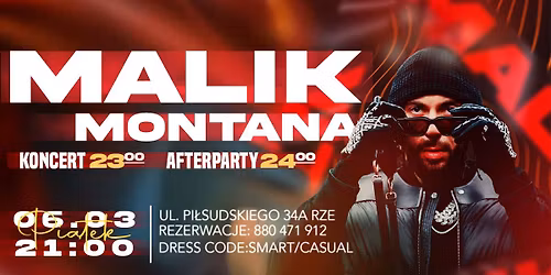 06.03 | KONCERT MALIK MONTANA + AFTER PARTY