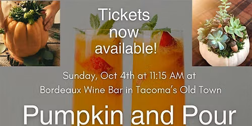 Pumpkin and Pour #1 in Tacoma's Old Town (Sun\/04Oct26)