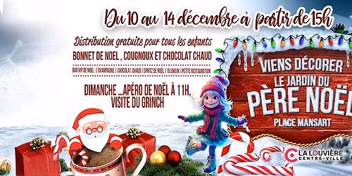 Le jardin du p\u00e9re no\u00ebl - place Mansart