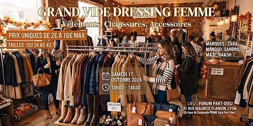 Grand vide-dressing f\u00e9minin automne - hiver