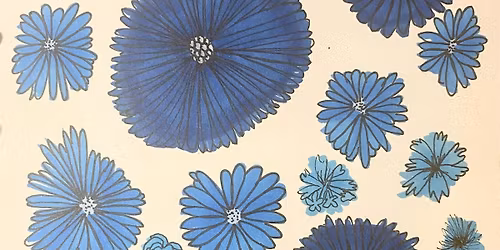 Blue Together - Mindful Doodling