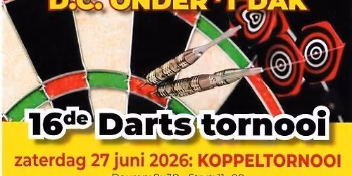 16de dartstornooi onder 't dak