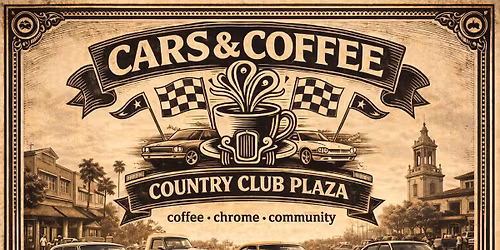 Cars & Coffee at Country Club Plaza Mall