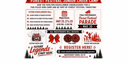 Forest Festival Jr. Cheer Camp