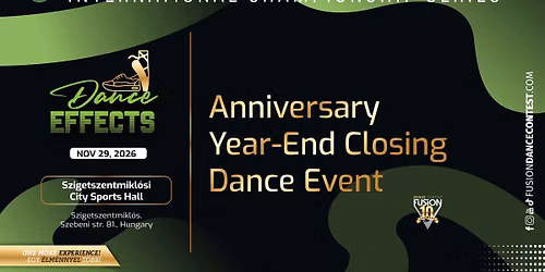 \ud83c\udded\ud83c\uddfa Fusion Dance Contest "Dance Effects" \/ T\u00e1nchat\u00e1sok (GOLD X SEASON 2026)