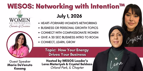 WESOS Orland Park: Reboot Yourself: How Your Energy Drives Your Business