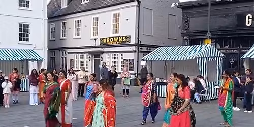 Diwali Market and Community Dancing