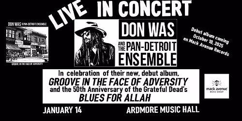 Don Was at Ardmore Music Hall 1\/14