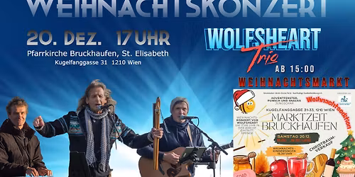 Weihnachtskonzert Wolfsheart Trio