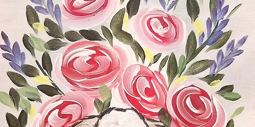 Bunny Butt-ket & Blossoms Paint & Sip Party!