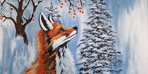 Festive Fox Art Workshop at YMCA Taunton with True to Your Art