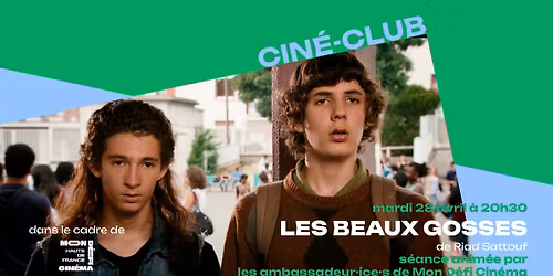 Cin\u00e9-Club, les films de notre enfance \u2605 LES BEAUX GOSSES de Riad Sattouf