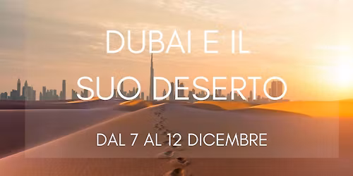 DUBAI ED IL SUO DESERTO