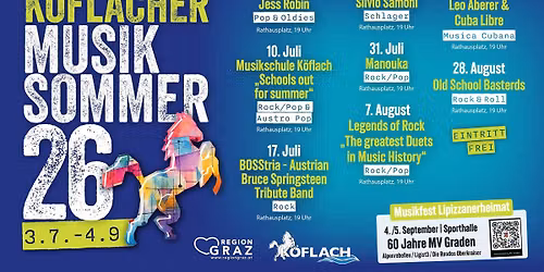 K\u00f6flacher Musiksommer 26 - Old School Basterds