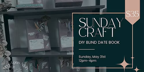 DIY Blind DateBook Craft