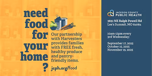 Harvesters Food Distribution: Fall 2025