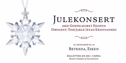 Julekonsert med gospelkoret Exodus