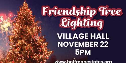 Friendship Tree Lighting Ceremony