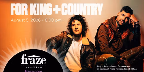 for KING + COUNTRY