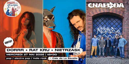 DORRR + RAT KRU + Nietrzask | Angers F\u00eate l\u2019Europe, sp\u00e9cial Pologne \u00b7 Cale de la Savatte, Angers