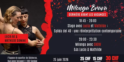 Milonga Brava - Lucia Be & Mathilde Domini