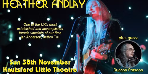 Heather Findlay at Knutsford Little Theatre