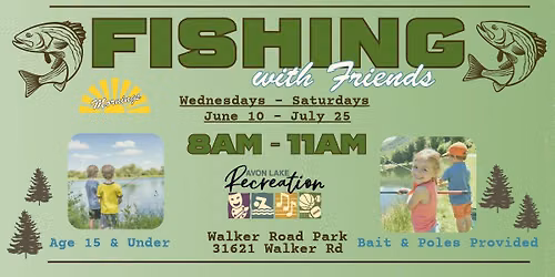 Avon Lake Fishing with Friends - Mornings