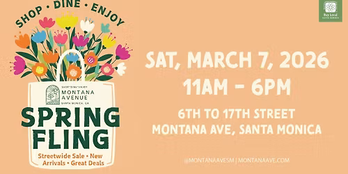 Spring Fling Event on Montana Avenue