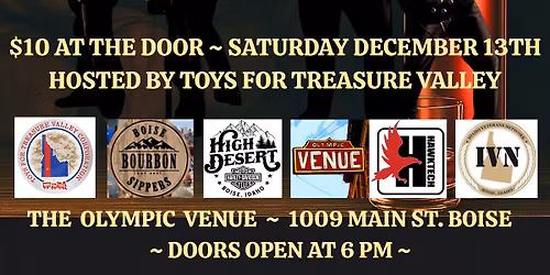 Rhythm & Rye - Toys for Tots Benefit Concert & Whiskey Auction