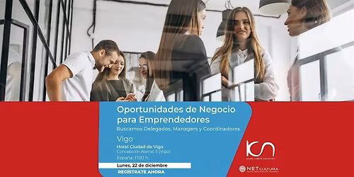 Oportunidades de Negocios para Emprendedores en Vigo - 22 de diciembre