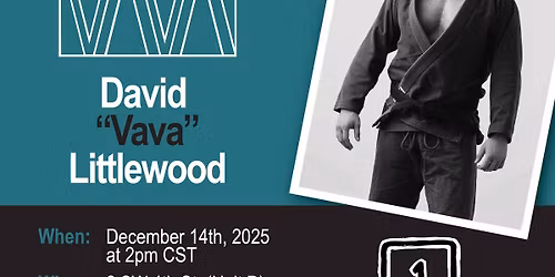 Gi Jiu Jitsu Seminar w\/ David \u201cVava\u201d Littlewood