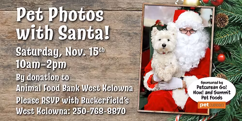 Pet Photos with Santa!