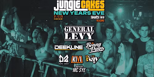 Jungle Cakes NYE - Reading - Sub 89 
