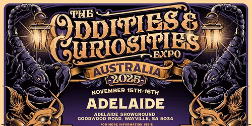 Adelaide Oddities & Curiosities Expo 2025