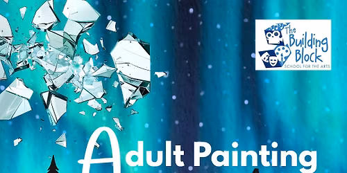 Adult Art Workshop, painting and glass