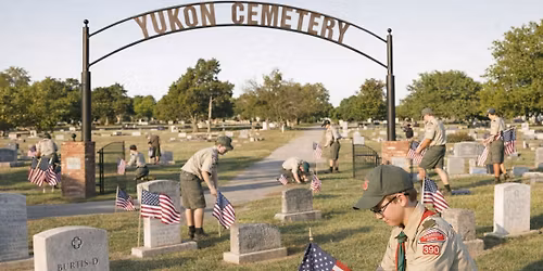 Memorial Day Flag Placement for Yukon Veterans