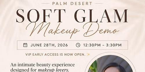 Soft Glam Makeup Demo Experience