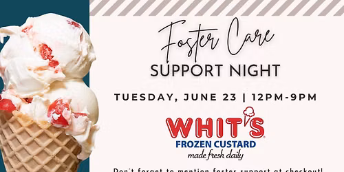 Whit\u2019s Foster Care Support Night