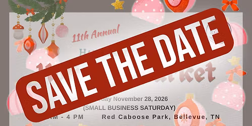 11th Annual Handmade Nashville Holiday Market 2026