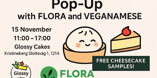 Vegan cheese cake and Bao buns 