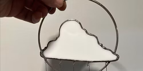 Crystal rain cloud