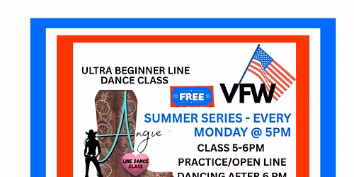 VFW Summer Series Line Dance Class 