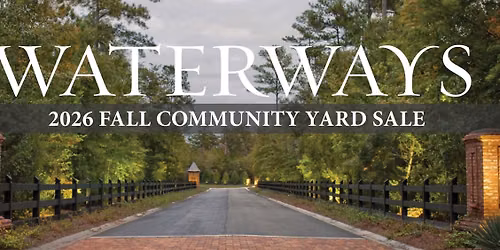 2026 Waterways Fall Yard Sale