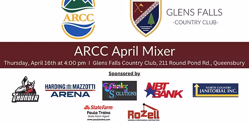 ARCC April Mixer at the Glens Falls Country Club