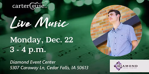 Carter Guse at the Diamond Event Center