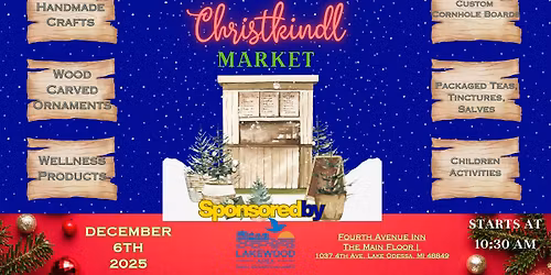 Christkindl Market sponsored by Lakewood Area Small Business Alliance