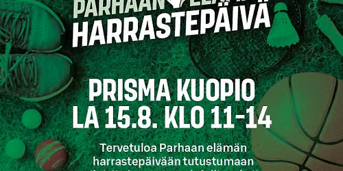 Parhaan el\u00e4m\u00e4n harrastep\u00e4iv\u00e4\u26bd\ufe0f\ud83c\udfc8\ud83c\udff8