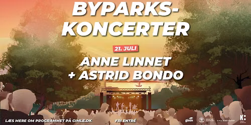 Byparkskoncert med Anne Linnet + Astrid Bondo