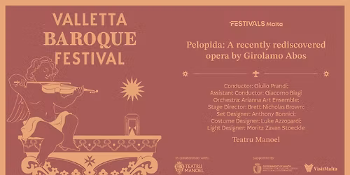 Valletta Baroque Festival 2026 | Pelopida: A recently rediscovered opera by Girolamo Abos